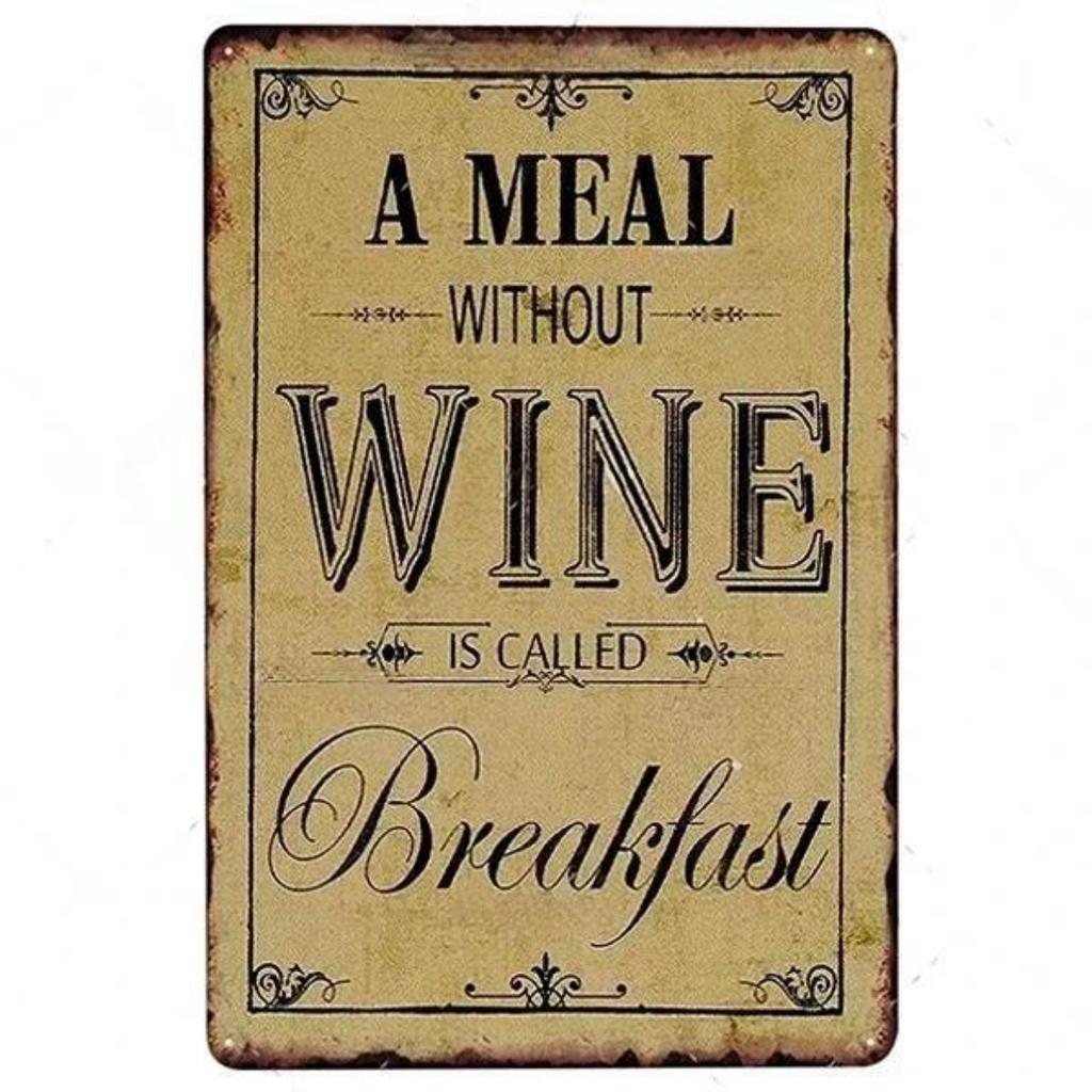 Vintage World Wine Metal Sign Plaque Whiskey Painting Alcohol Poster for Bar Club Man Cave Wall Decor Retro Pub Decoration