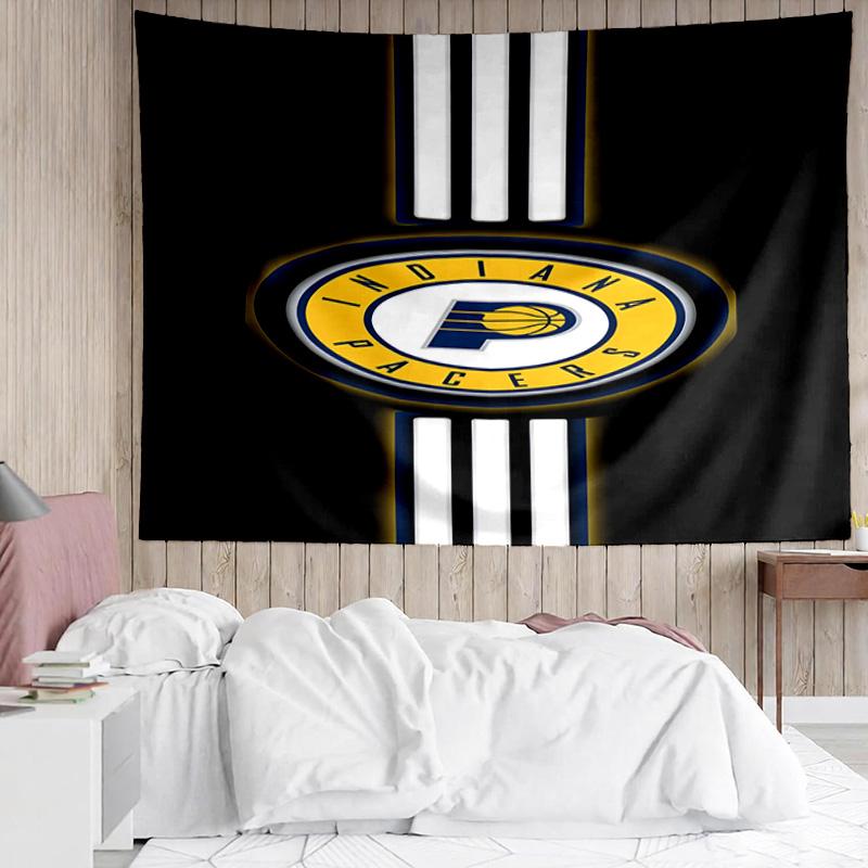 1PC Pacers Basketball Team Quick-Dry Tapestry, Unique Design Tapestry, Suitable for Bedroom,Livingroom, Playroom,Heartwarming Holiday Gifts