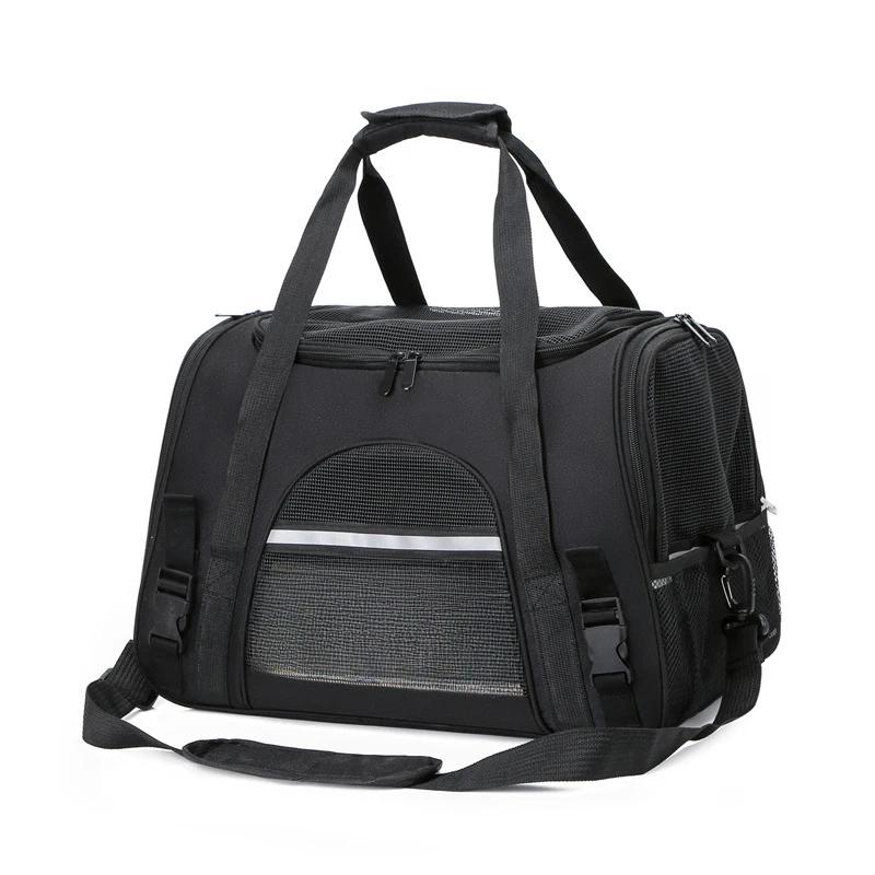 Large Cat Carrier Pet Portable Soft Side Backpack Cat Dog Carrier Bag Travel Bags Transport For Small Dogs Cats Pet Carring Bag