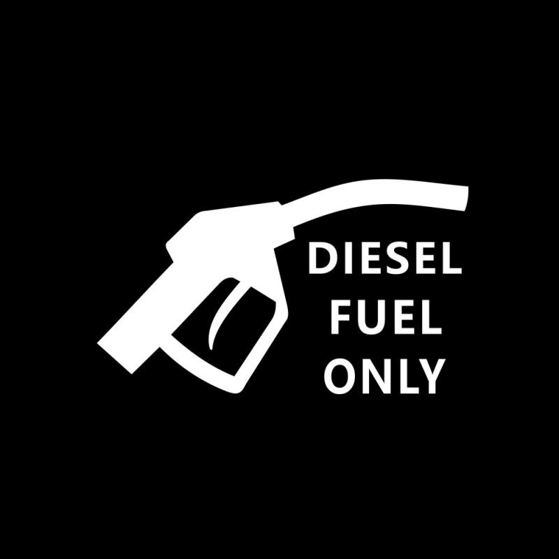 Автомобильная наклейка, только дизельное топливо, предупреждающие наклейки, наклейки, топливный бак, крышка бензобака, декоративная наклейка