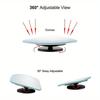 2pcs  Car Mirror Wide Angle Blind Spot Mirrors - 360° Adjustable, HD Frameless,Enhance Rearview Visibility and Reduce Blind Spots for Safe Driving