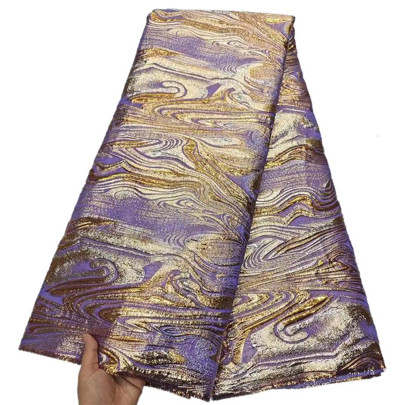 1 Yards Chinese Traditional Hanfu Jacquard Lace Fabric High Quality Nigerian African Brocade Fabric Diy Sewing Fashion Apparel