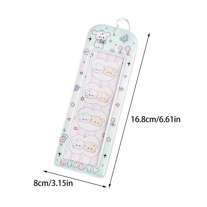 Pvc Po Booth Frames Cartoon Po Booth Album For 2X6 Inch Po Strips Wedding Album Bag Pendant School Stationery