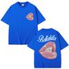 Rapper Omar Courtz Album Mouth Graphic T Shirts Men Women Fashion Design Aesthetic T Shirt Cotton Oversized T-shirts Streetwear