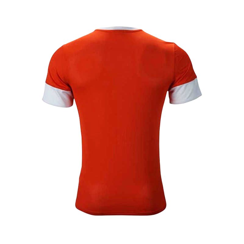 Nike Дышащая минималистичная повседневная футболка с коротким рукавом для мужчин, оранжевая 703208-827