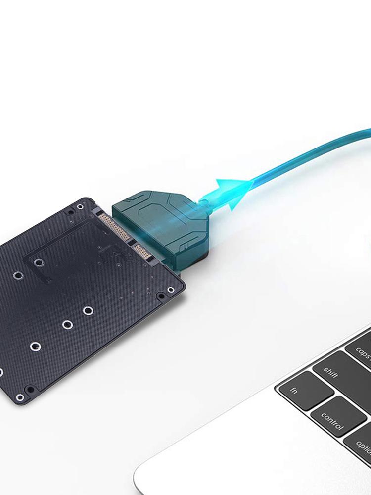 2-в-1 Двойного назначения Адаптерная карта M.2 NGFF SSD на SATA3.0 Внешний корпус для жесткого диска Кабель-конвертер SATA3.0 на USB Аксессуары для ноутбука
