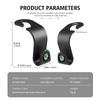 AAABT1 For Skoda Car Seat Back Hook Storage Organizer Hanger Clip Auto Interior Accessories Fabia 1 2 Octavia a7 RS Superb Rapid Yeti
