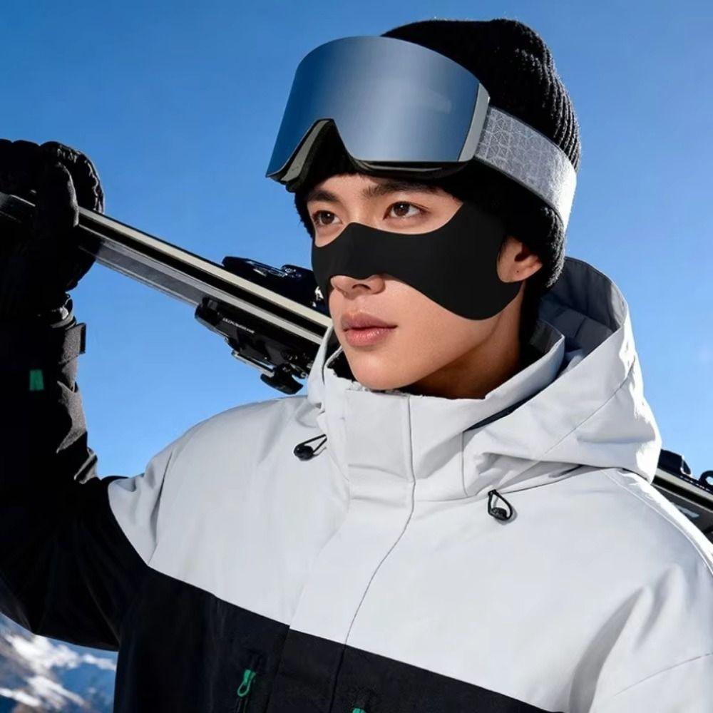 Anti Frost Ski Nose Patch Windproof Warm Face Mask Autumn Winter Winter Face Cover  Running Fishing