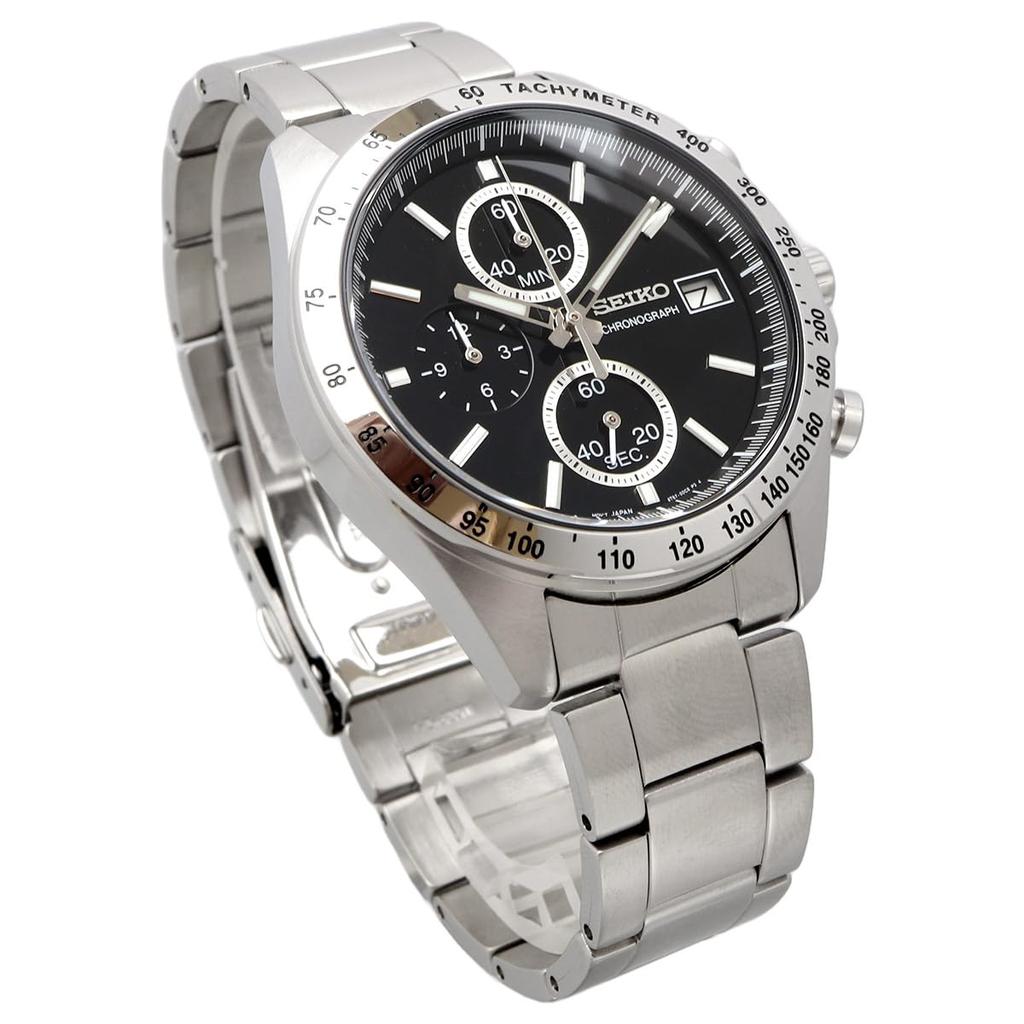 SEIKO Second Chronograph Quartz CHRONOGRAPH QUARTZ Watch SBTR005 Black 1/5 Мужские []