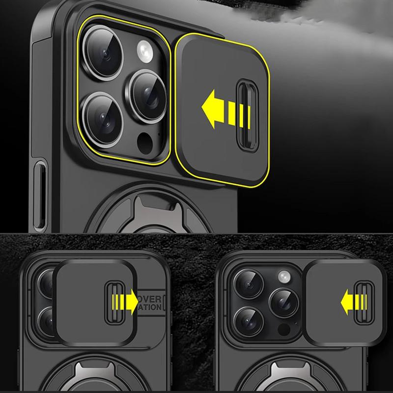 Ударопрочный тяжелый жесткий чехол с подставкой для iPhone 16 Pro Max 15 Pro Max 14 Pro Max