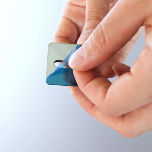 Кронштейны для крепления зеркал толщиной 5 мм, серебристые, простая установка, сделано в Японии, NP-20, упаковка 4 шт.