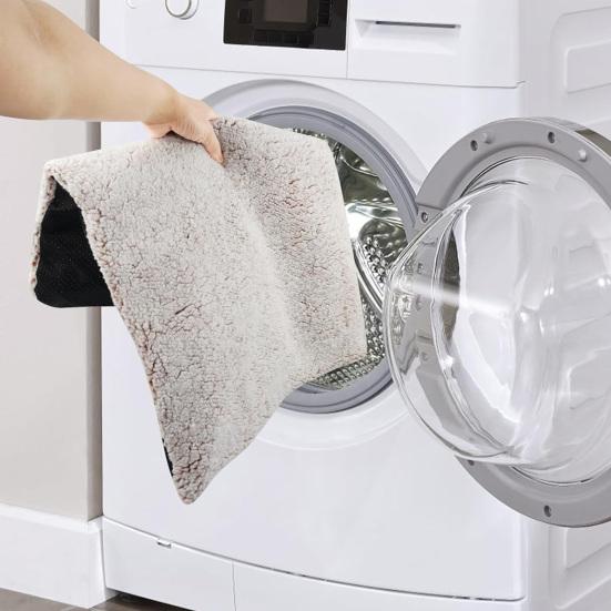 Самонагревающаяся кошачья подстилка Термо подстилка для питомцев Кровать с нескользящим основанием Неэлектрическая грелка для кошек со съемным моющимся чехлом для собак кошек дивана пола