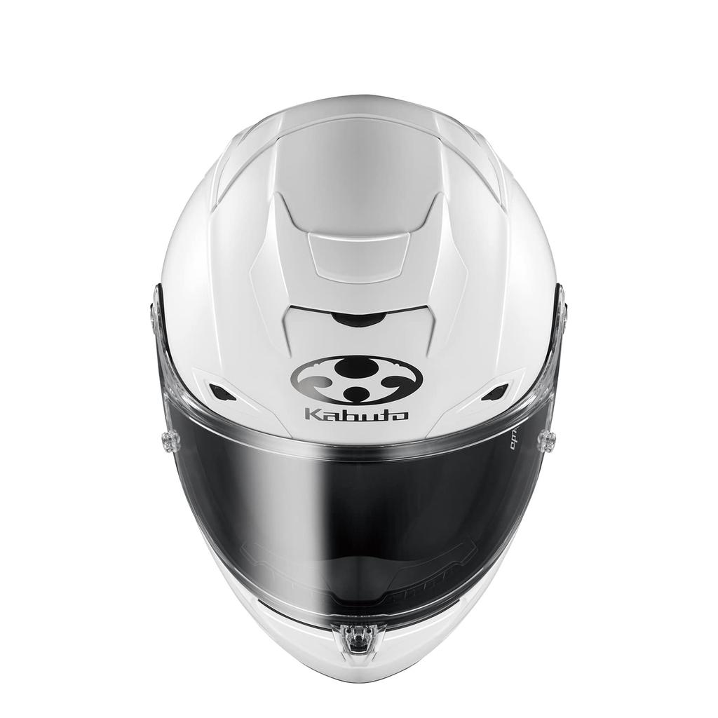 Мотоциклетный шлем OGK KABUTO Full Face F17 Белый (Размер XL)