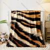3D Тигровая Шкура Леопардовый Принт Печатное Одеяло Спальня Гостиная Диван Дневной Сон Офис Кемпинг Шарф Одеяло Роскошные Подарки Быстрая Доставка