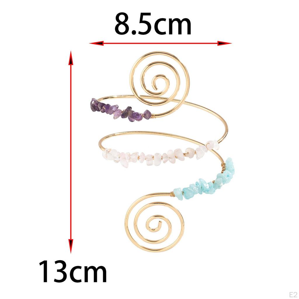 Браслет на руку спиральная линия элегантный подарок декоративный открытый браслет-манжета