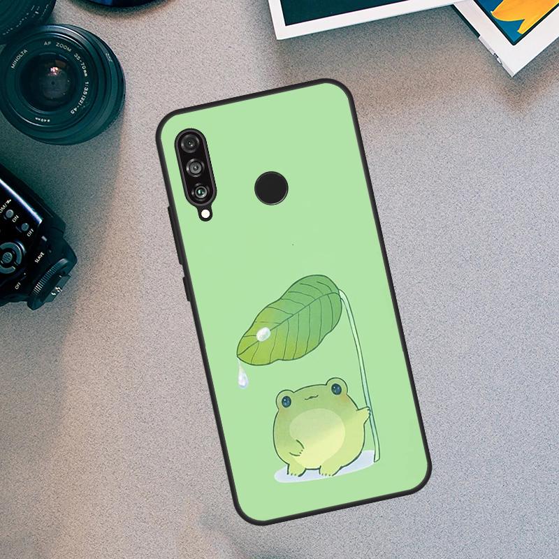 Мятно-зеленый Лягушка Гриб Для Huawei Nova 5T 9 10 SE 3i 7i 8i 11i 12i Y60 Y61 Y70 Y72 Y73 Y90 Y91 P30 P40 Lite Чехол