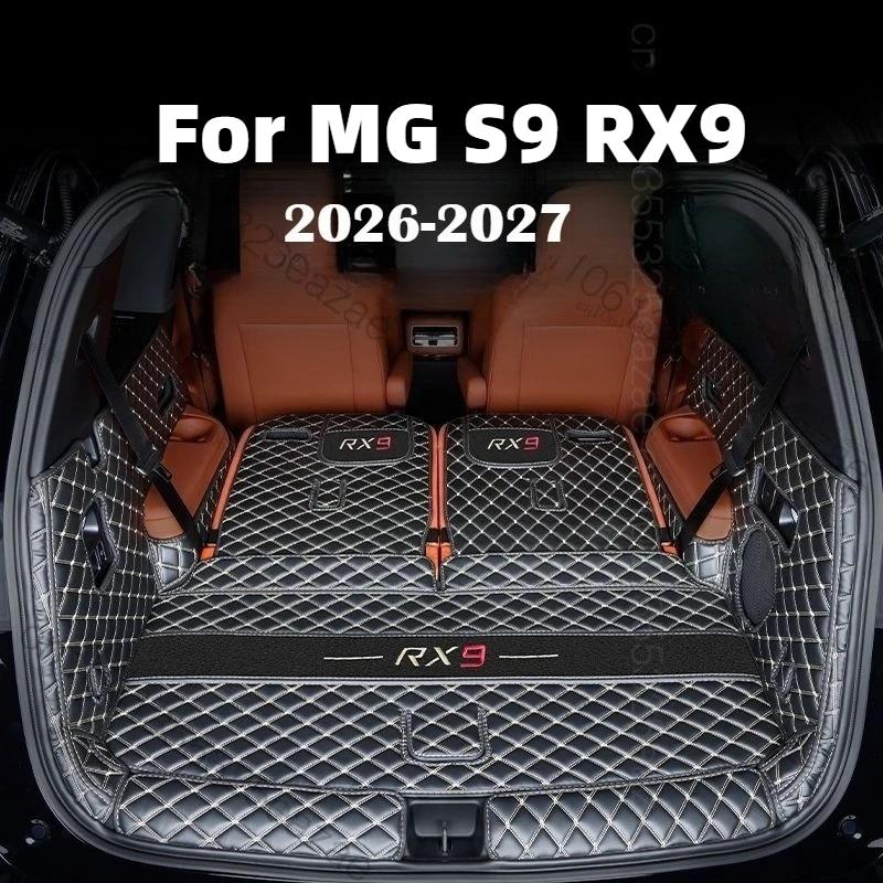 For MG S9 RX9 2026 2027 CAR Trunk Mat Car Leather Waterproof Floor Mat Car Styling Accessories Fully Sur Cargo Liner