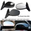 Car Styling Heated Electric Wing Side Rear Mirror Assembly For Skoda Fabia MK2 2007 2008 2009 2010 2011 2012 2013 2014