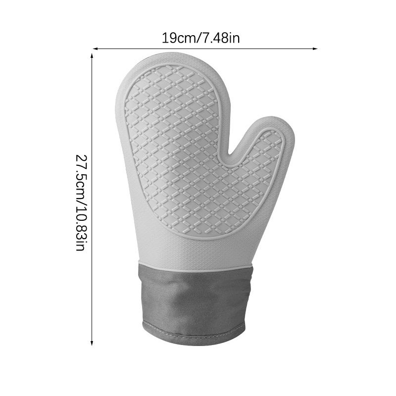 1шт перчатки для духовки силиконовые перчатки термостойкие противоожоговые и нескользящие кухонные микроволновые печи для выпечки десертов инструменты