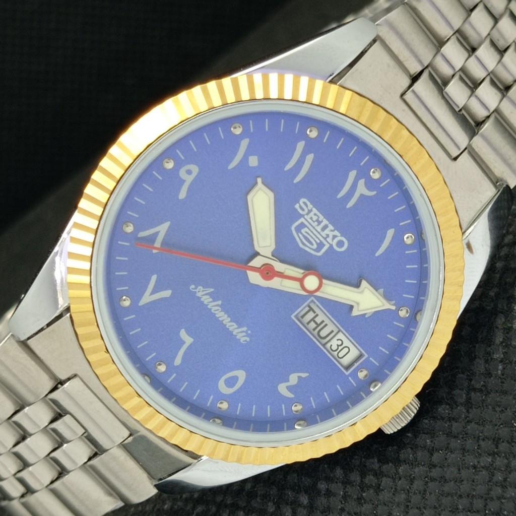 ВОССТАНОВЛЕННЫЕ МУЖСКИЕ АВТОМАТИЧЕСКИЕ ЧАСЫ SEIKO 5 PRESIDENT ЯПОНСКИЕ ЗАДНЯЯ КРЫШКА 575b-a305129-2