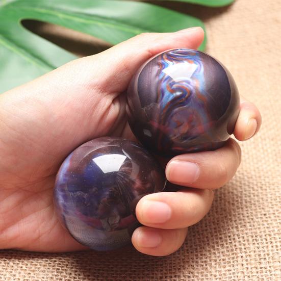 1 пара, 50 мм, прочный, для снятия стресса, для подтяжки мышц, мини-релаксирующий мяч для расслабления мышц, мяч Баодин, инструмент для ухода за здоровьем, китайский мяч