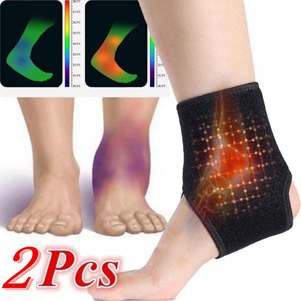 Adjustable Magnetic Therapy Arthritis Health Care Brace Wrap Belt Ankle Support Protector Foot Pad