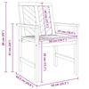 Garden Dining Set 7 pcs Brown Solid Acacia Wood