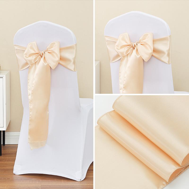 Шелковая лента, бабочка, украшения на спинку стула для мероприятий, свадеб, вечеринок, чехлы для стульев с акцентом в виде бабочки