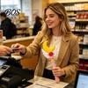 Gift Card Payment Wand 3D Printed Credit Wand, Contactless Tap-to-Pay Touch-to-pay Holder with Hidden Slot for Kids Self-Checkout Fun