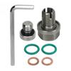 Oversized Piggyback Drain Plug Stainless Steel Self Tapping Pan Thread Repair Kit