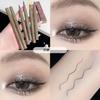 Slim Liquid Silkworm Waterproof Quick-drying Brown Non-smudged Liquid Eyeliner Pen Eye Makeup Eyeliner