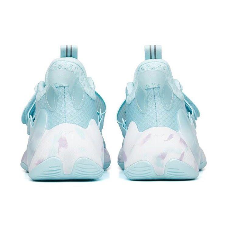 Anta Баскетбольные кроссовки Water Flower 3 High-Top мужские кроссовки синие белые фиолетовые 112221604S-1