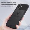 For iPhone 17 Case Deer Pattern Cloth Texture PU + PC + TPU Phone Cover