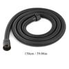 59in Long Stainless Steel Black Flexible Replacement Shower Head Hose G1 2