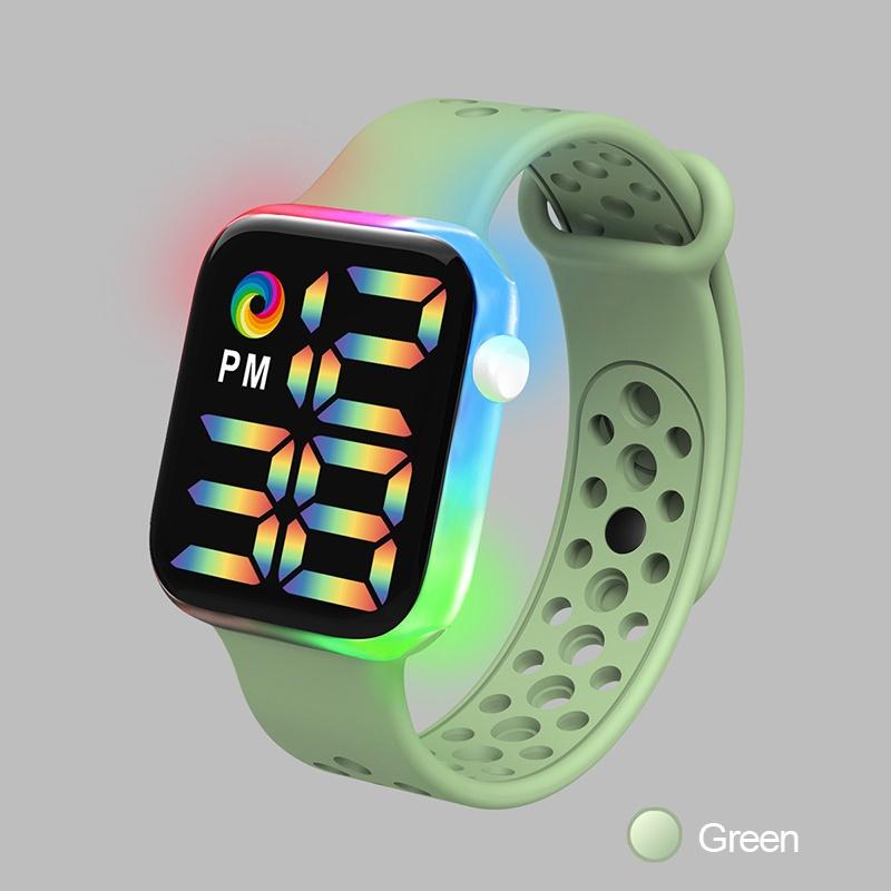 30M Waterproof LED Color Unisex Digital Watch