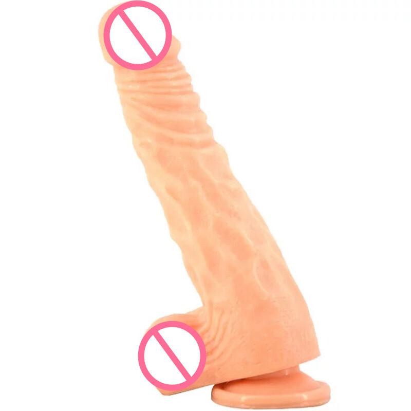 9,5-дюймовый реалистичный большой женский мастурбатор-дилдо, игрушки для женщин, женский персональный массажер с присоской, мягкий стимулятор, продукт для взрослых