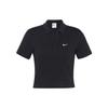 Sportswear Essential Solid Logo Polo Shirt Women Tops Black DV7885-010