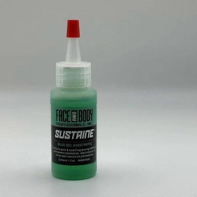 1 шт. 1,2 унции Профессиональный гель для лица и тела для поддержки татуировок Синий гель Полуперманентный для бровей и подводки Синий вспомогательный уходовый гель