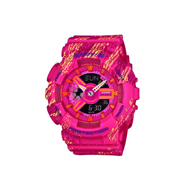 Casio Женские часы BABY-G Розовые BA-110TX-4A BA-110TX-4A