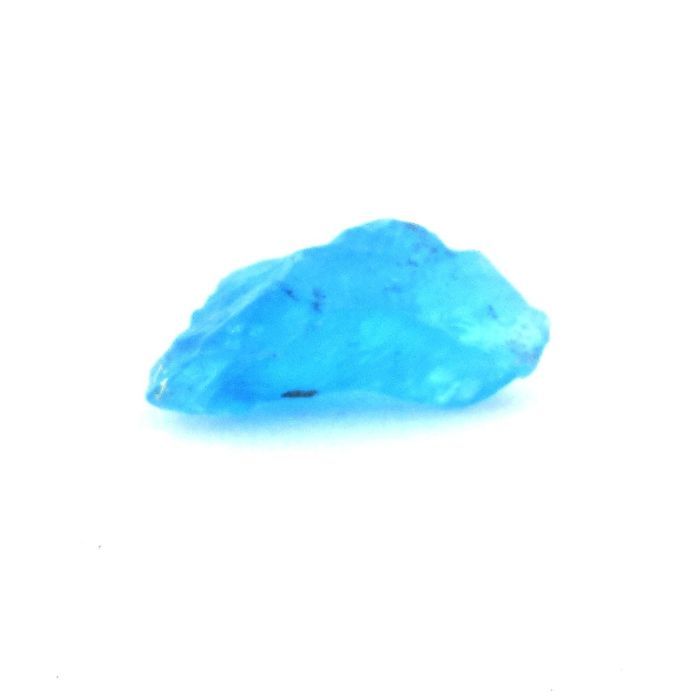 Pierres et Minéraux. Apatite bleu neon. 1.87 ct. Betroka, Anosy, Madagascar.