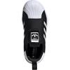 Adidas Originals SUPERSTAR 360 Abrasion Resistant Low top Skateboard Shoes Black White Children Aged 3 7 Years Old Sneakers IH3049