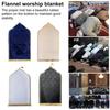 Embossed Prayer Mat Islamic Flannel Prayer Rug Portable Anti-Slip Padded Prayer Mat