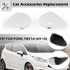 Rhyming Side Wing Rearview Mirror Cover Cap Housing Trim Clip-on Decor Glossy Car Replacement For Ford Fiesta MK7