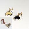 Cartoon Dog Dog Animal Enamel Pins Animal Cartoon Metal Badge Pet Dog Brooch  Shirt Pin