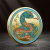 Customized 3D Relief And Painted Commemorative Medals For The Year Of The Snake.