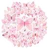 35pcs Cartoon Nature Stickers Pastel Butterfly Butterfly Graffiti Decals Nature Stickers For Laptop Motorcycle Luggage Phone