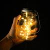 Solar Mason Jar LED String Lights with Custom World Cup Design