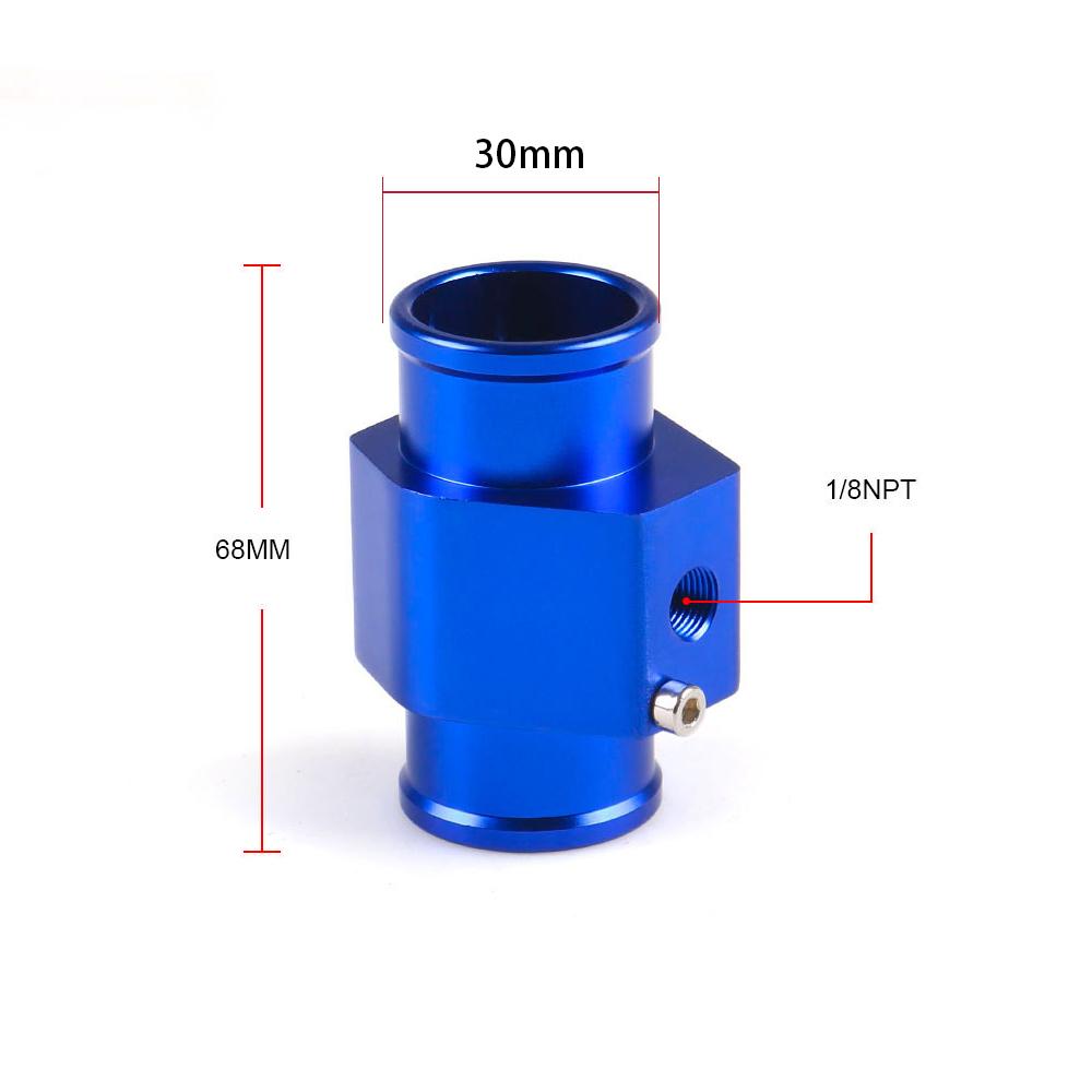 OD 28/30/32/34mm Water Temp Gauge Radiator Temperature Water Temp Joint Pipe Sensor Hose Adapter Universal