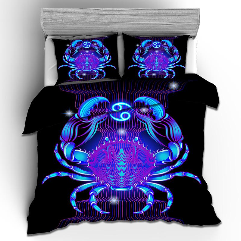 3D Constellation Bedding Set AU/DE/EU Full Size Down Duvet Cover Pillowcase 2/3 Piece Teens Kid Gift Luxury Cover