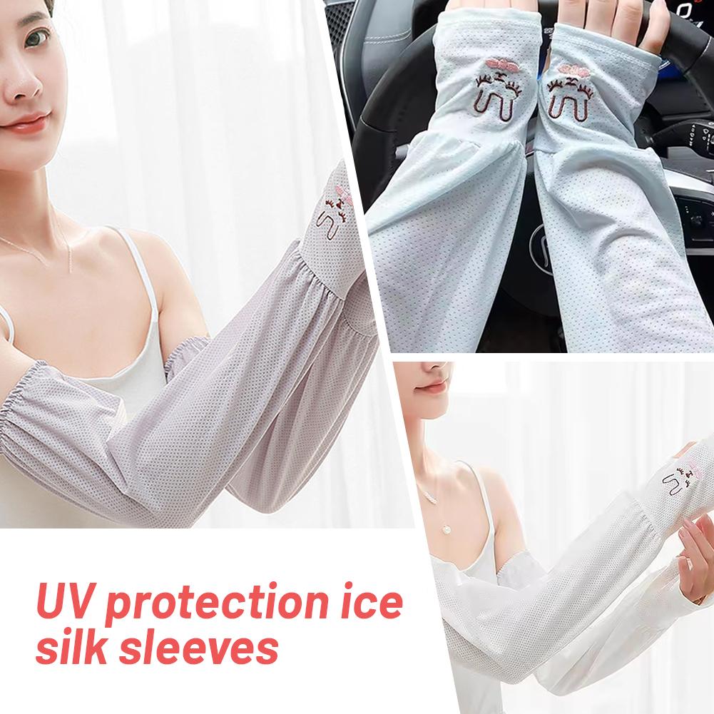 Длинные перчатки с полупальцами, нарукавники, защита от солнца и ультрафиолета, прохладные, для бега, рыбалки, скалолазания, для рук, льда, Spo O2L1